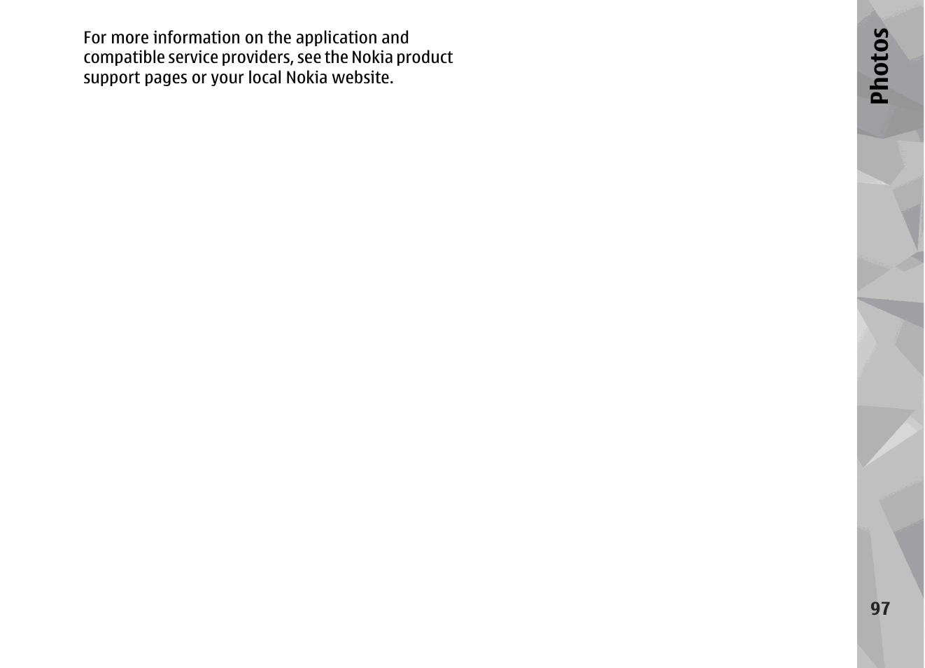 Ph ot os | Nokia 002F4W8 User Manual | Page 97 / 195