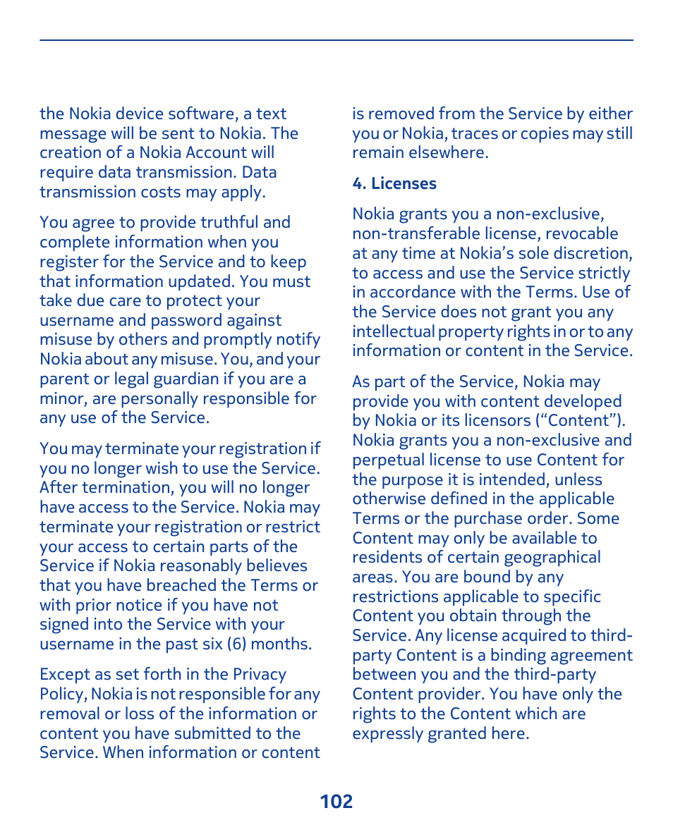 Nokia 308 User Manual | Page 102 / 128
