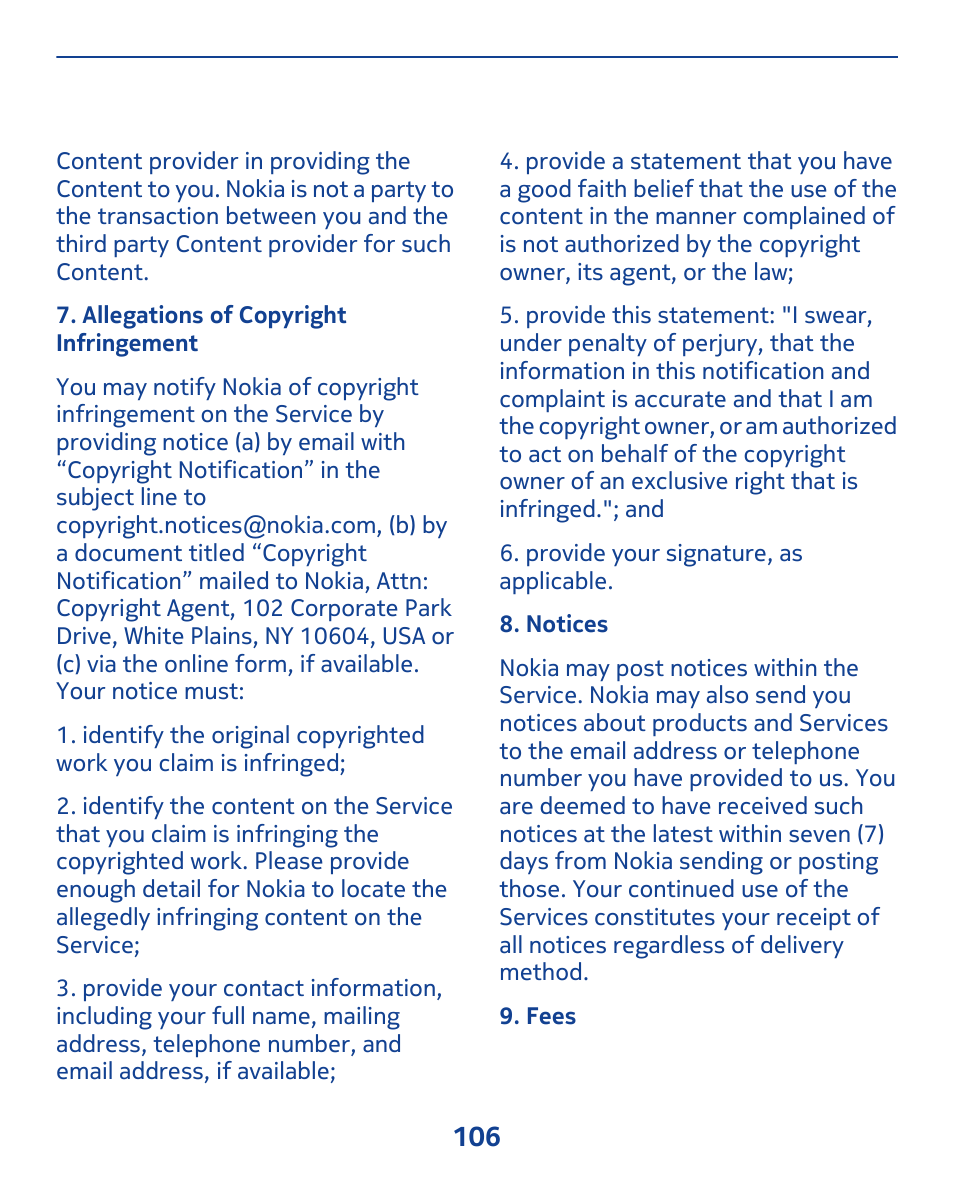 Nokia 308 User Manual | Page 106 / 128