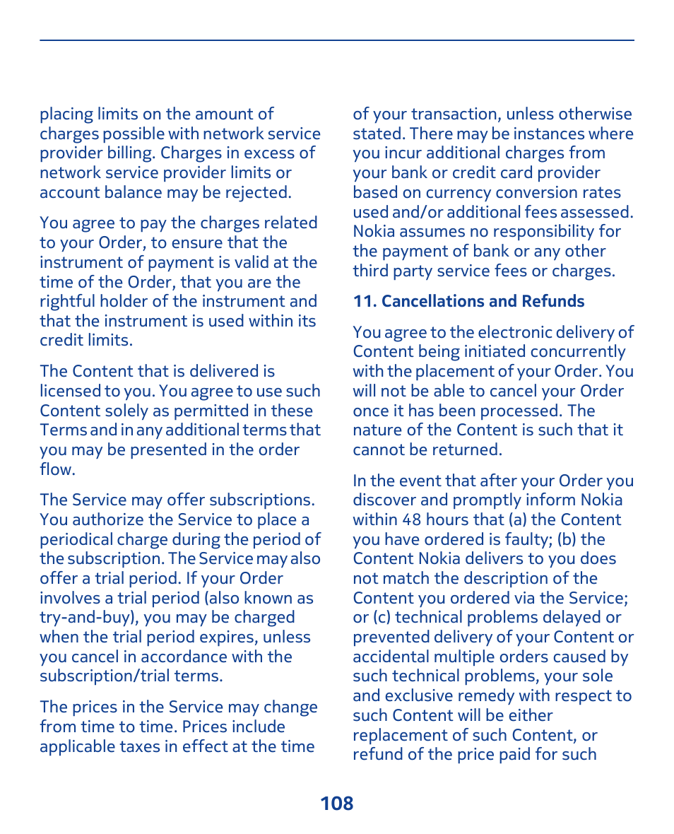 Nokia 308 User Manual | Page 108 / 128