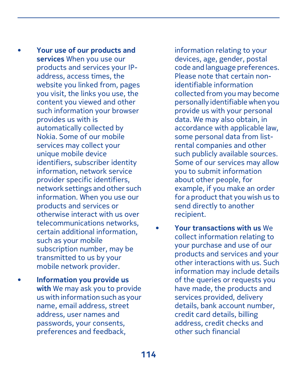 Nokia 308 User Manual | Page 114 / 128