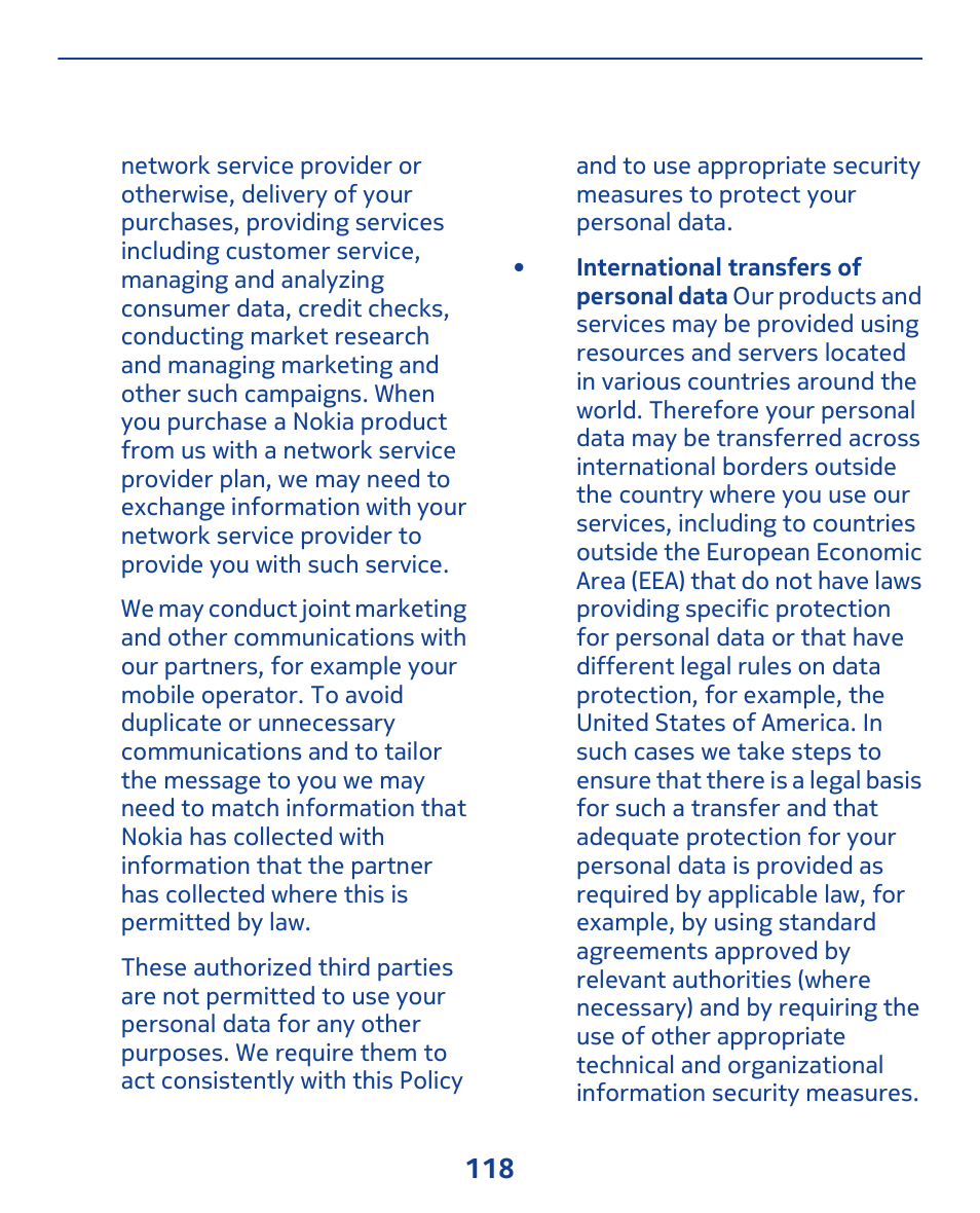 Nokia 308 User Manual | Page 118 / 128