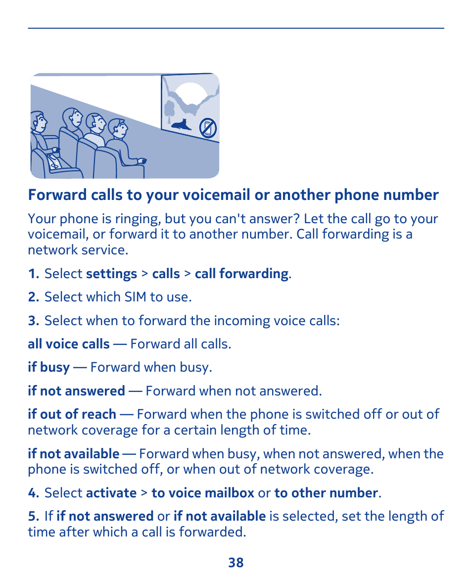 Nokia 308 User Manual | Page 38 / 128