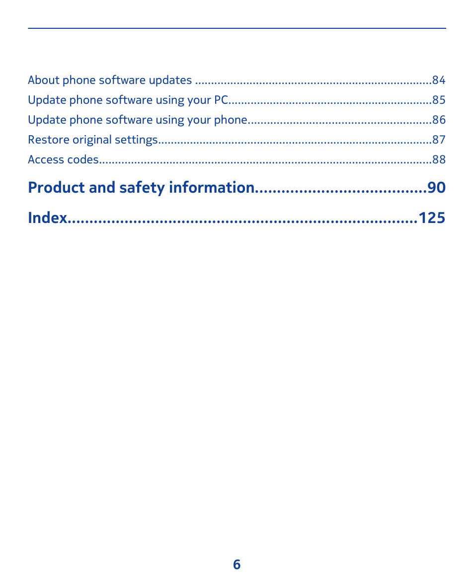 Nokia 308 User Manual | Page 6 / 128