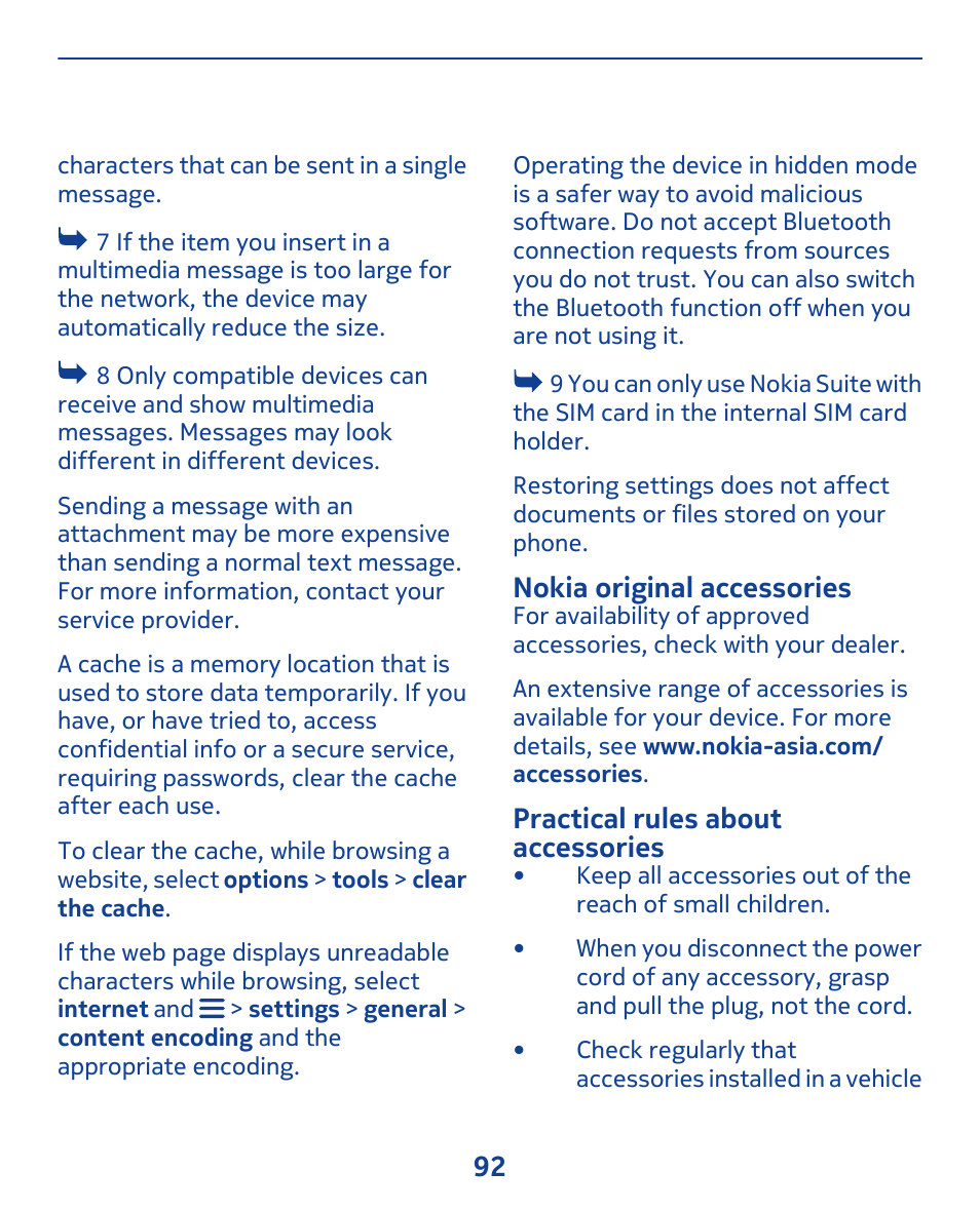 Nokia 308 User Manual | Page 92 / 128