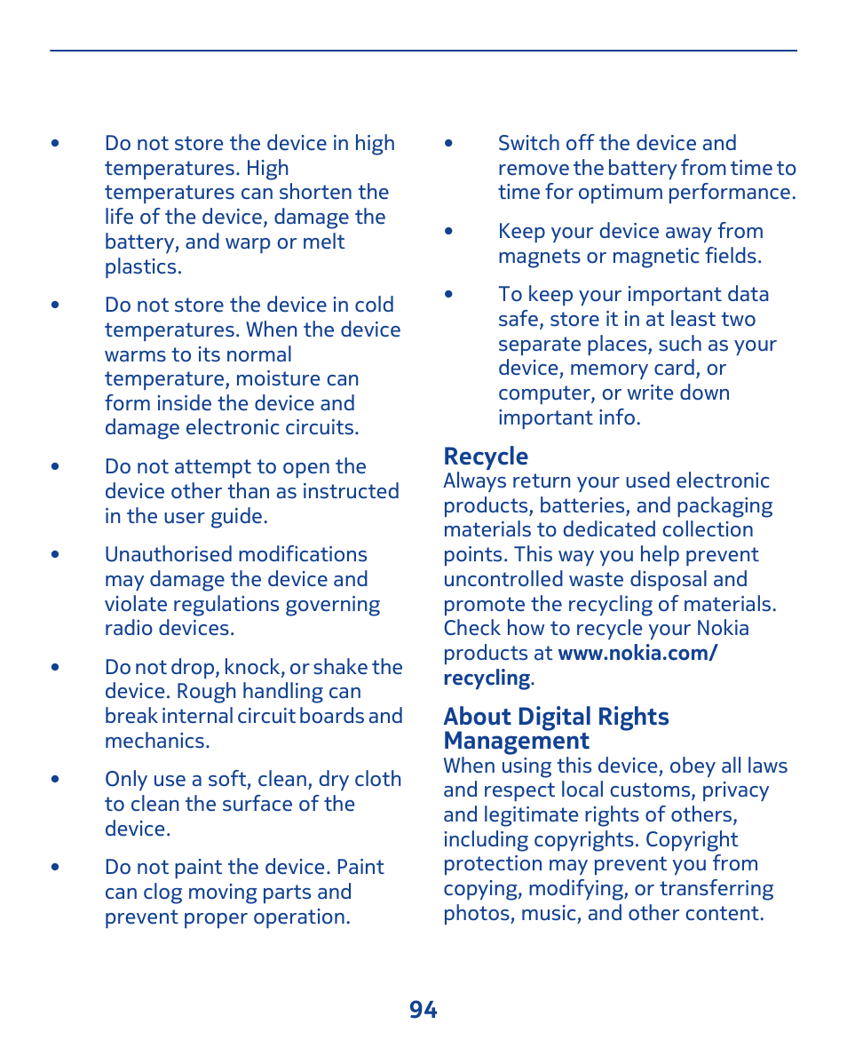 Nokia 308 User Manual | Page 94 / 128