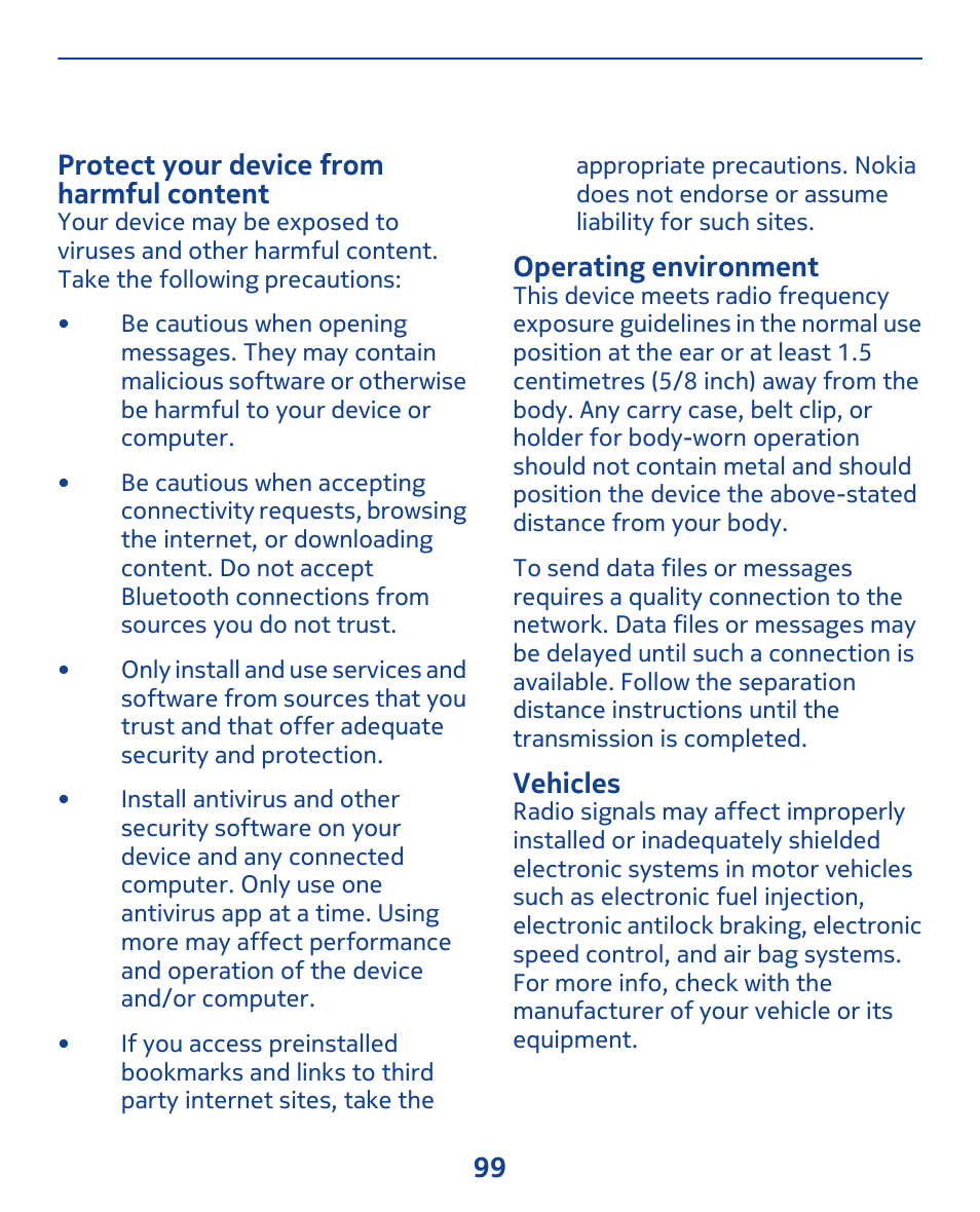 Nokia 308 User Manual | Page 99 / 128