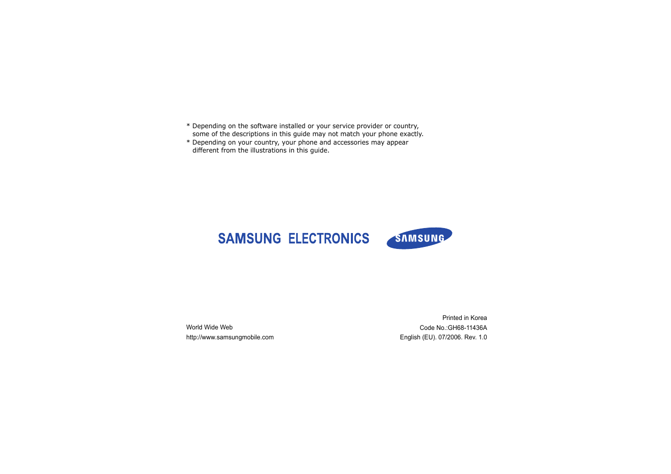 Nokia SGH-D830 User Manual | Page 113 / 113