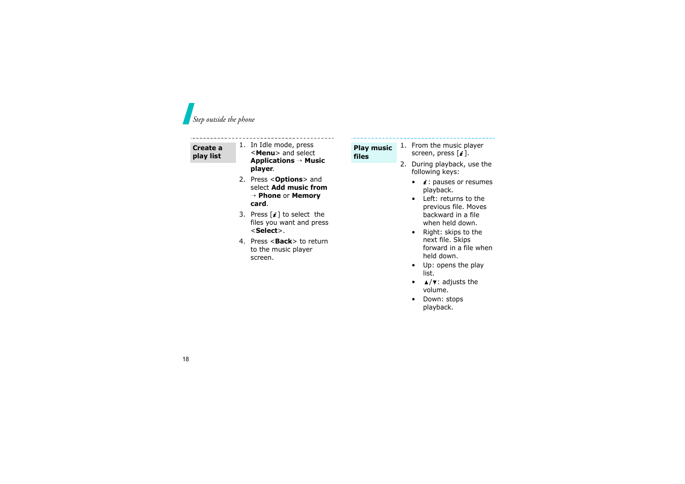 Nokia SGH-D830 User Manual | Page 20 / 113