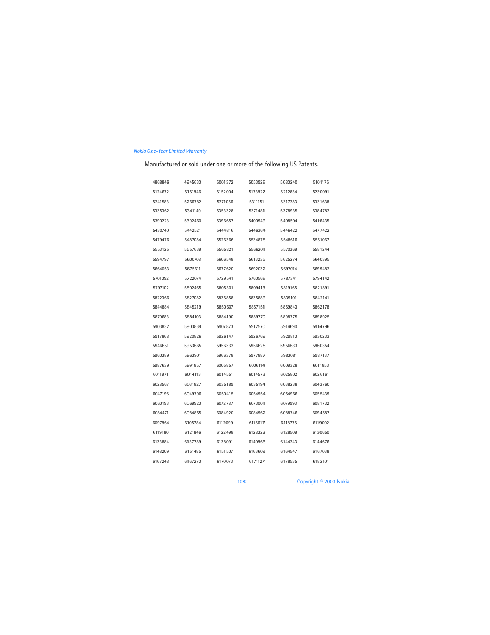 Nokia 3100b User Manual | Page 115 / 129