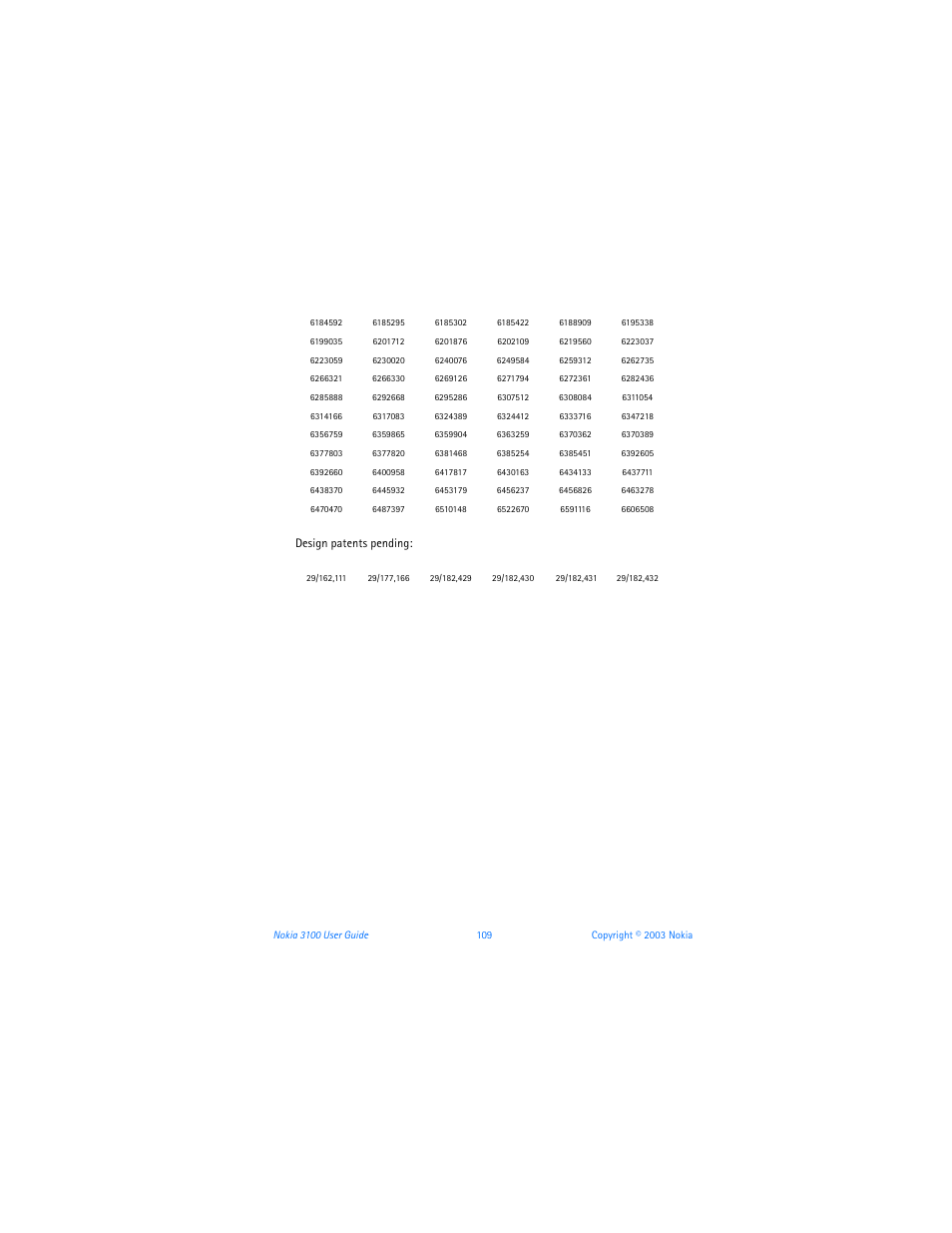 Nokia 3100b User Manual | Page 116 / 129