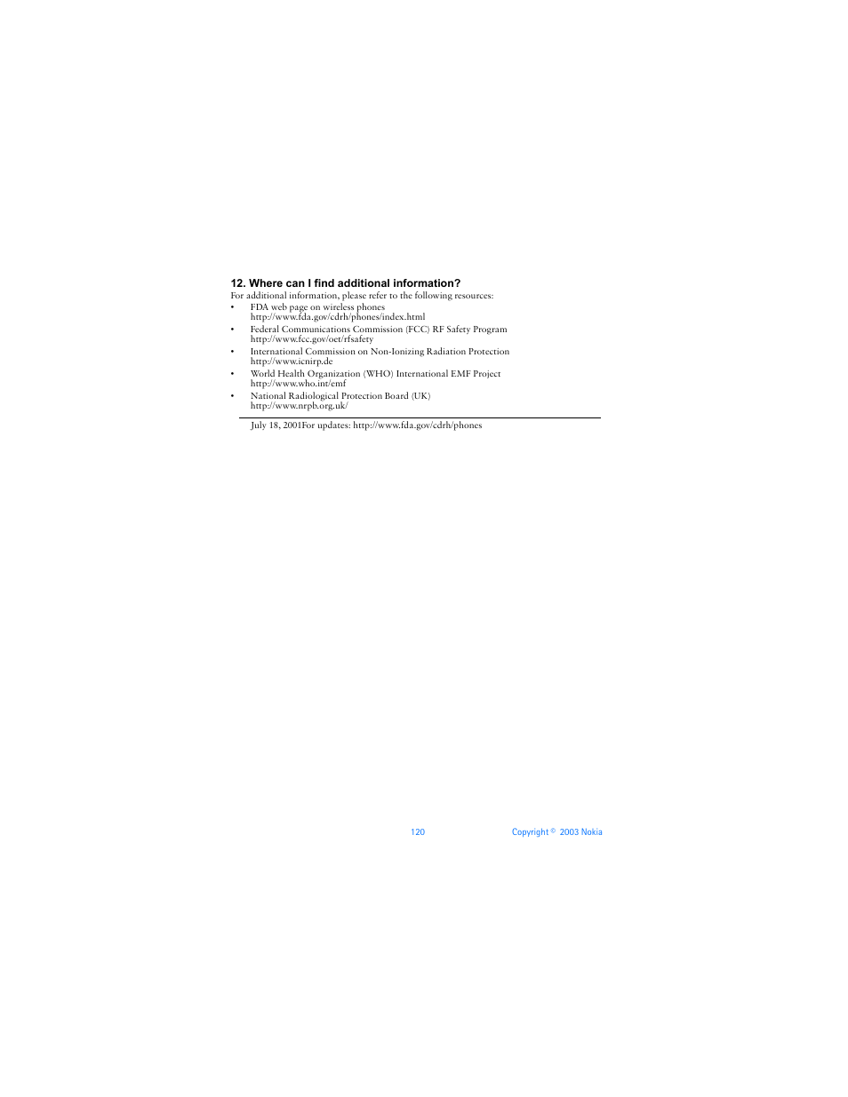 Nokia 3100b User Manual | Page 127 / 129