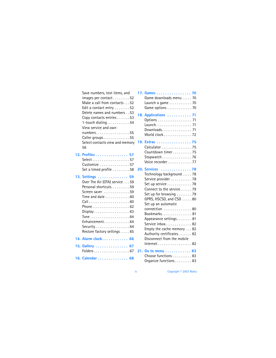 Nokia 3100b User Manual | Page 5 / 129