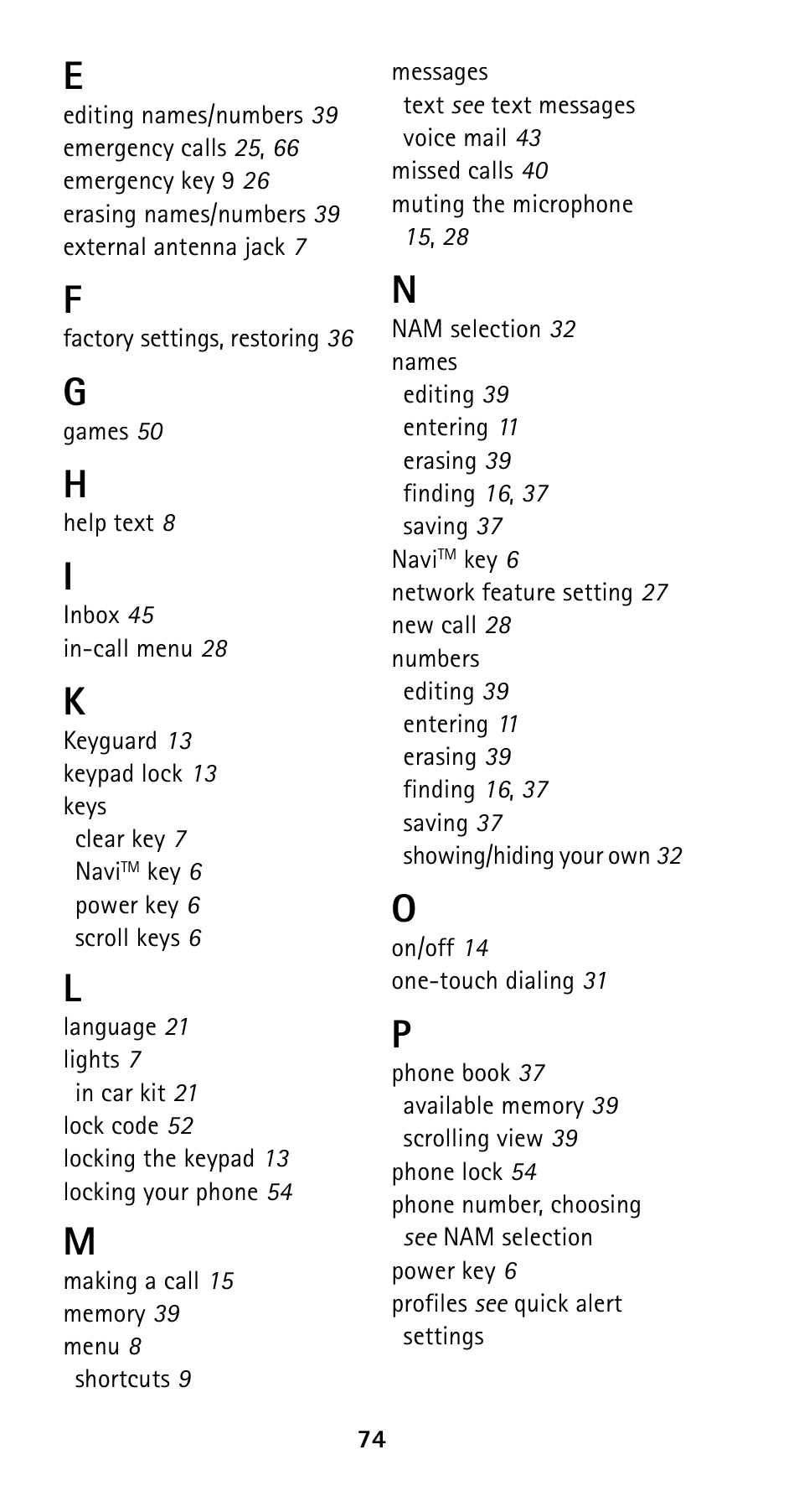 Nokia 5120i User Manual | Page 81 / 85