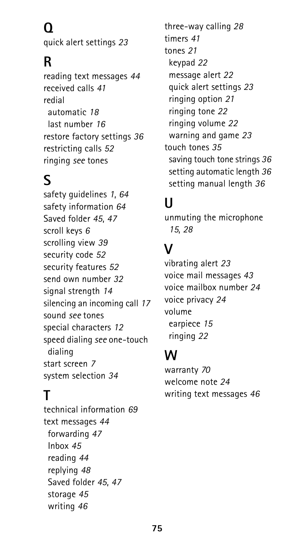 Nokia 5120i User Manual | Page 82 / 85