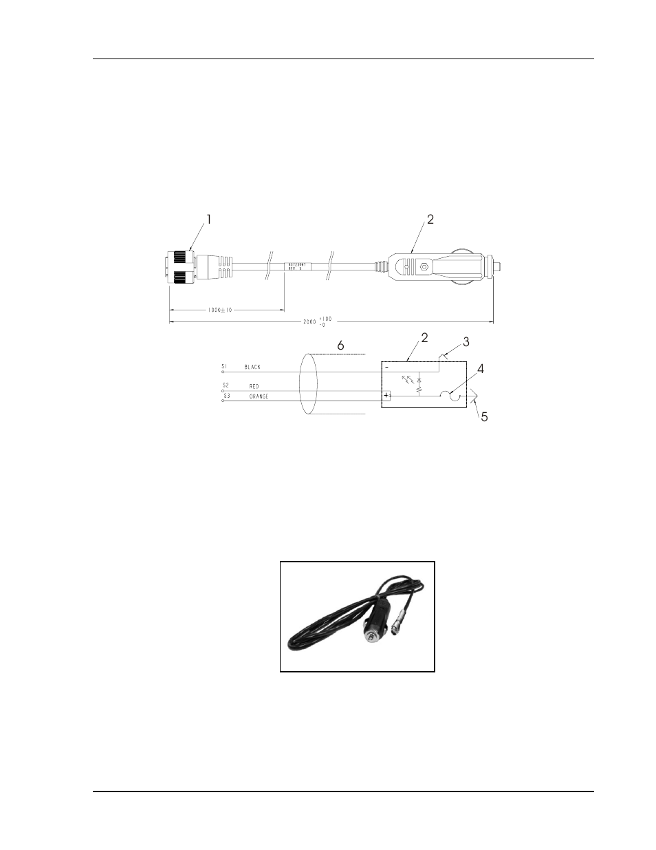 Figure 9: flexpak power cable, Flexpak power cable | Novatel SUPERSTAR II OM-20000077 User Manual | Page 51 / 87