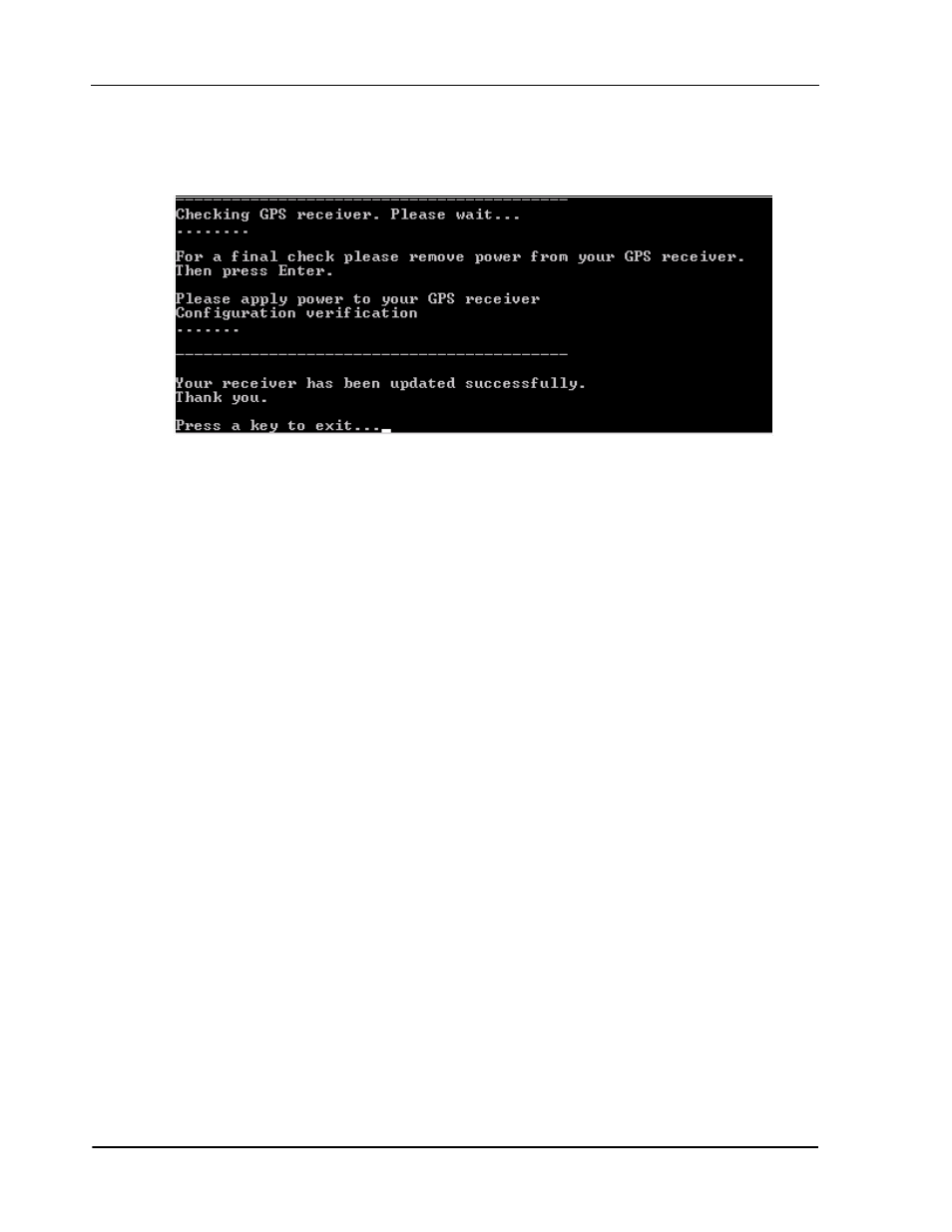 1 programming success, Figure 18: end of programming session, End of programming session | Novatel SMART ANTENNA User Manual | Page 34 / 49