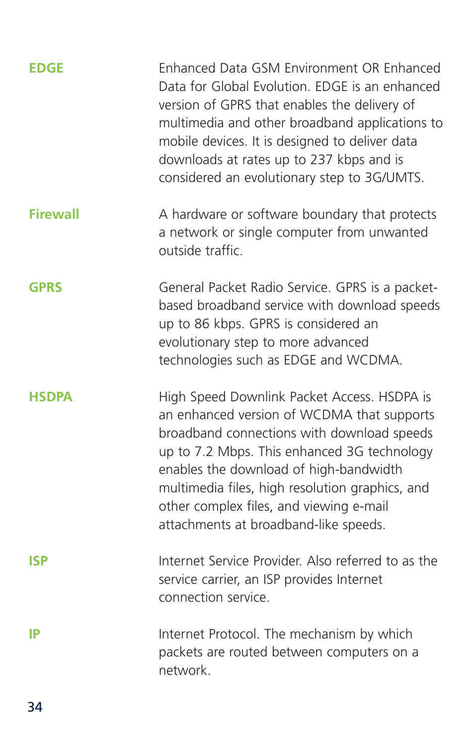 Novatel Merlin XU870 User Manual | Page 40 / 53