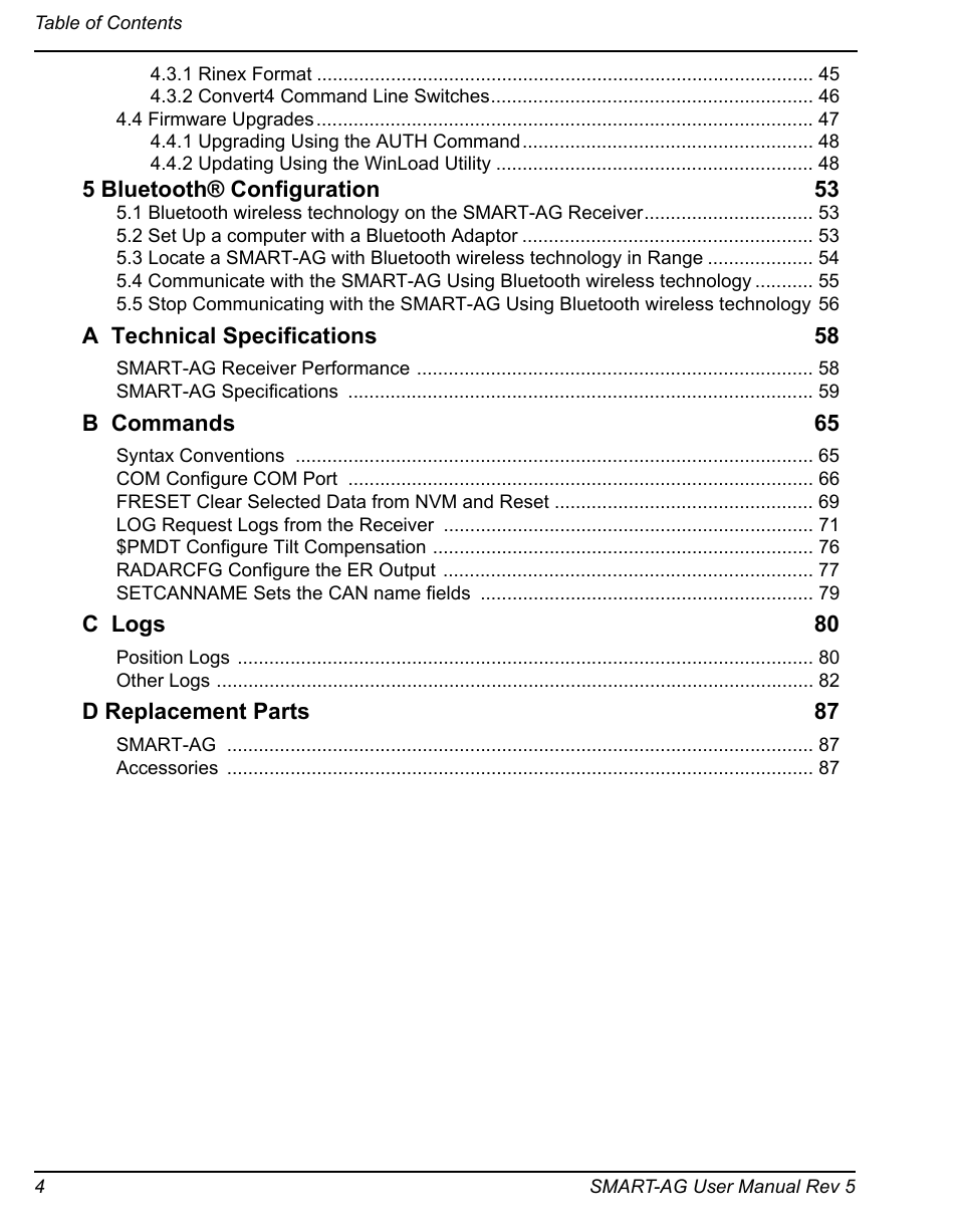 Novatel GNSS Receiver and Antenna SMART-AG User Manual | Page 4 / 92