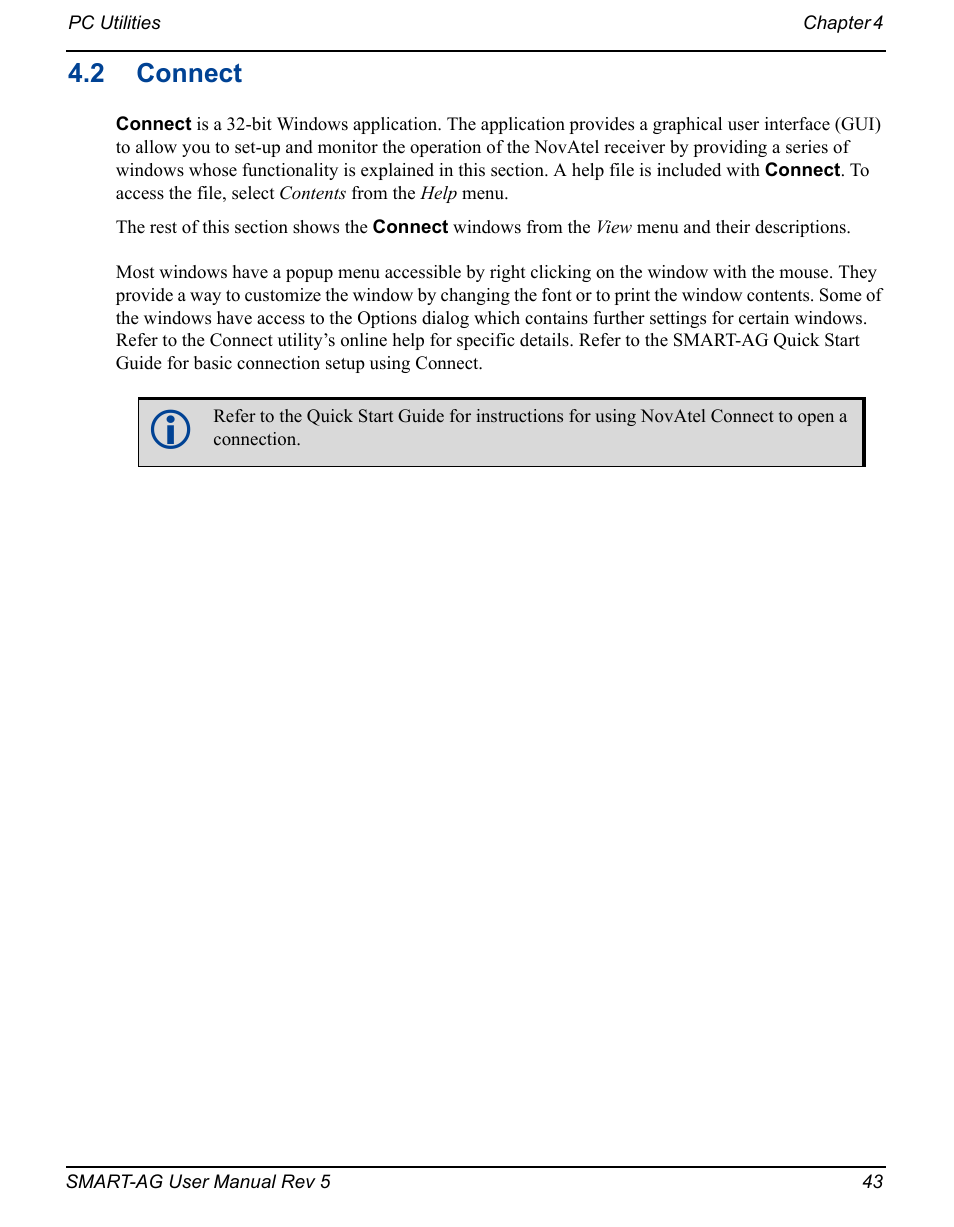2 connect | Novatel GNSS Receiver and Antenna SMART-AG User Manual | Page 43 / 92