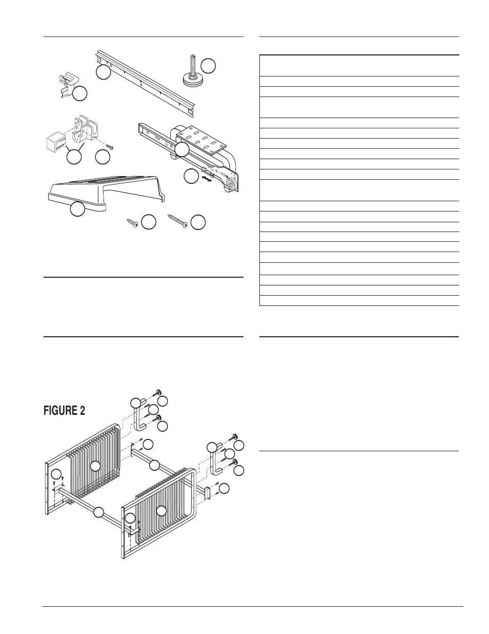 Hardware packing list, Step 3, Step 4 | Step 5 step 6, Figure 2 | Nova Retrofit Kit 50-0-1818-34 User Manual | Page 2 / 4