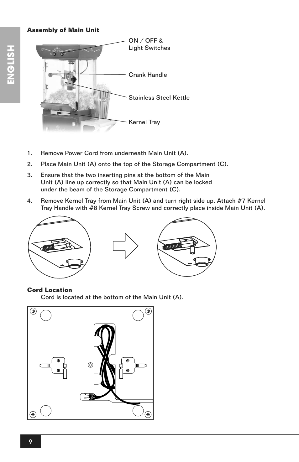 English | Nostalgia Electrics CCP200 User Manual | Page 11 / 44