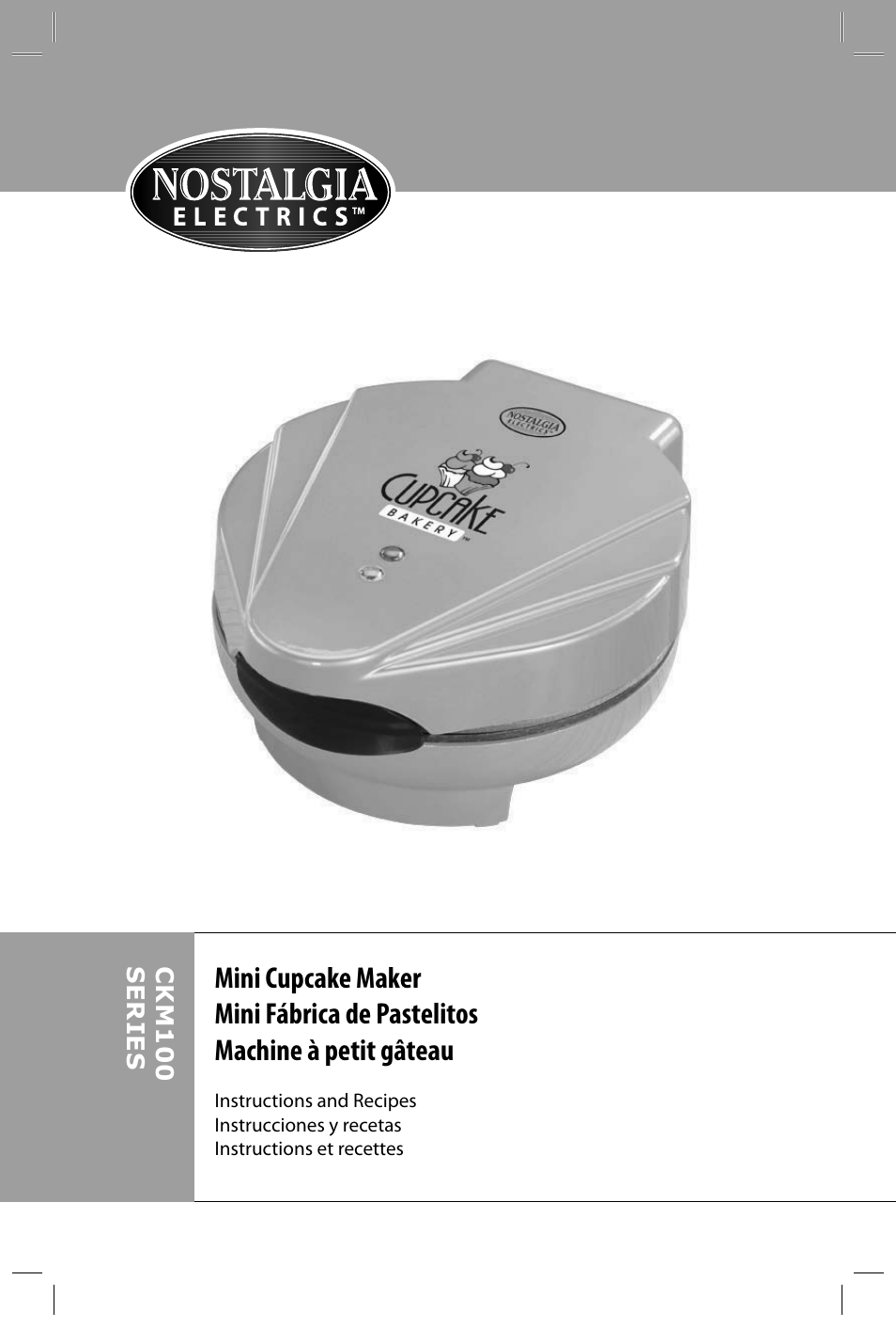 Nostalgia Electrics CKM100 User Manual | Page 2 / 42