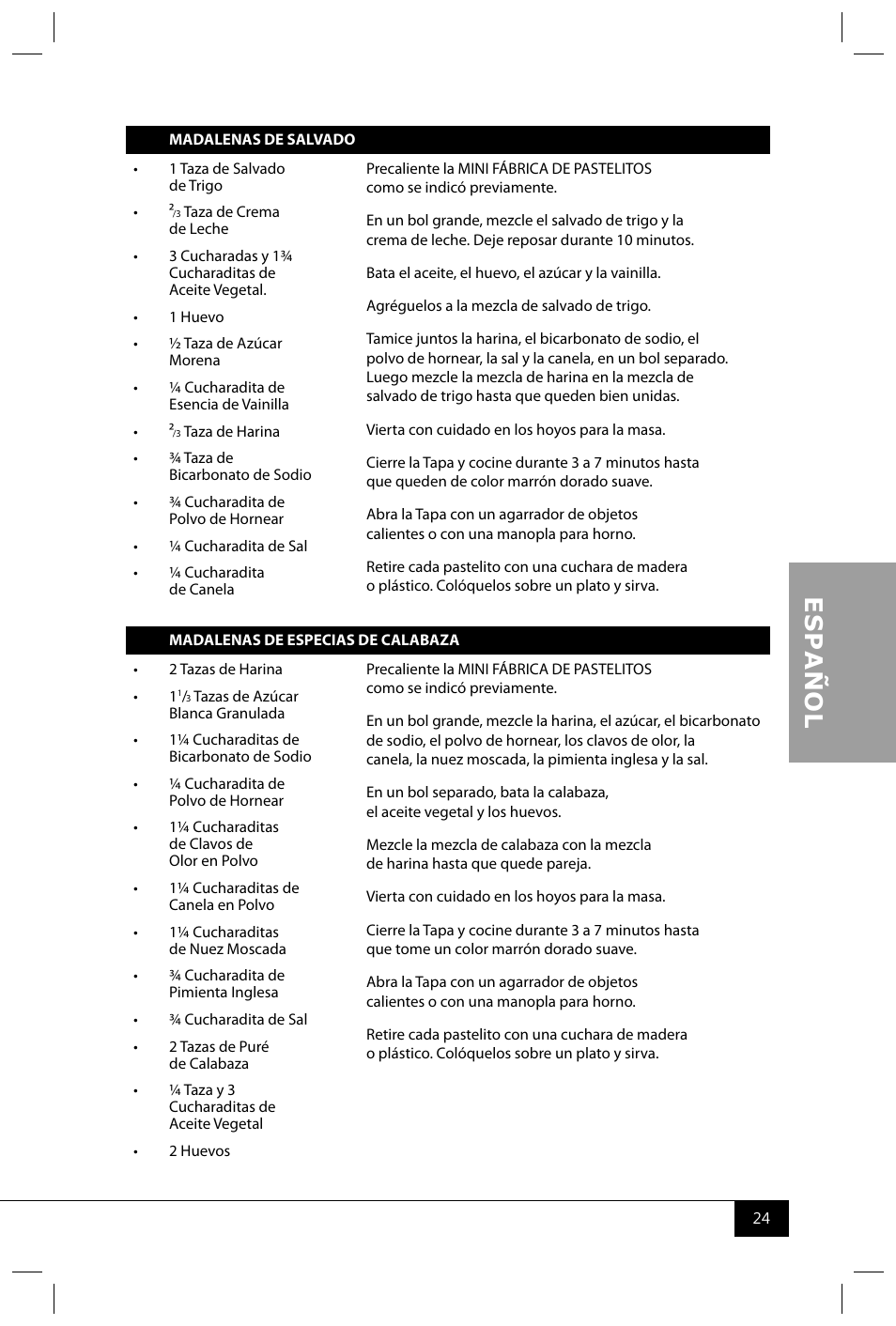 Nostalgia Electrics CKM100 User Manual | Page 26 / 42