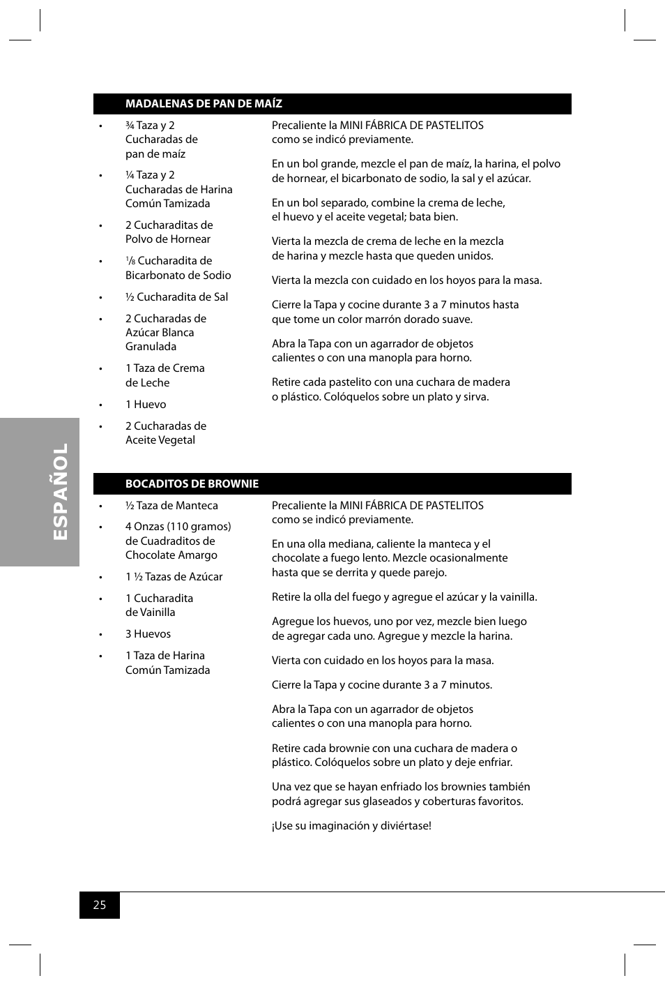 Nostalgia Electrics CKM100 User Manual | Page 27 / 42
