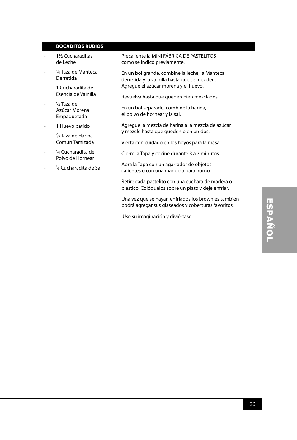 Nostalgia Electrics CKM100 User Manual | Page 28 / 42
