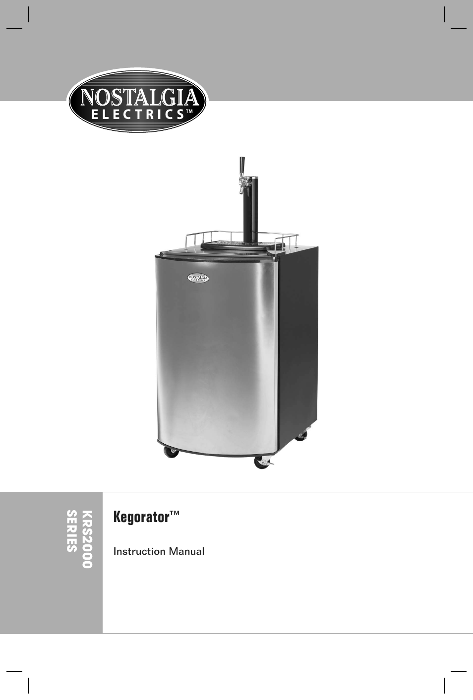 Kegorator | Nostalgia Electrics KRS-2150 User Manual | Page 2 / 20