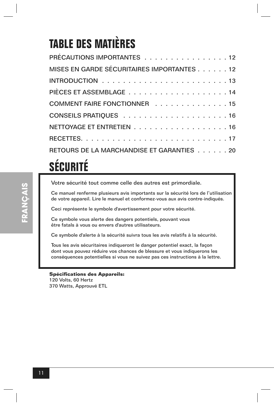 Nostalgia Electrics RKP630SERIES User Manual | Page 13 / 32