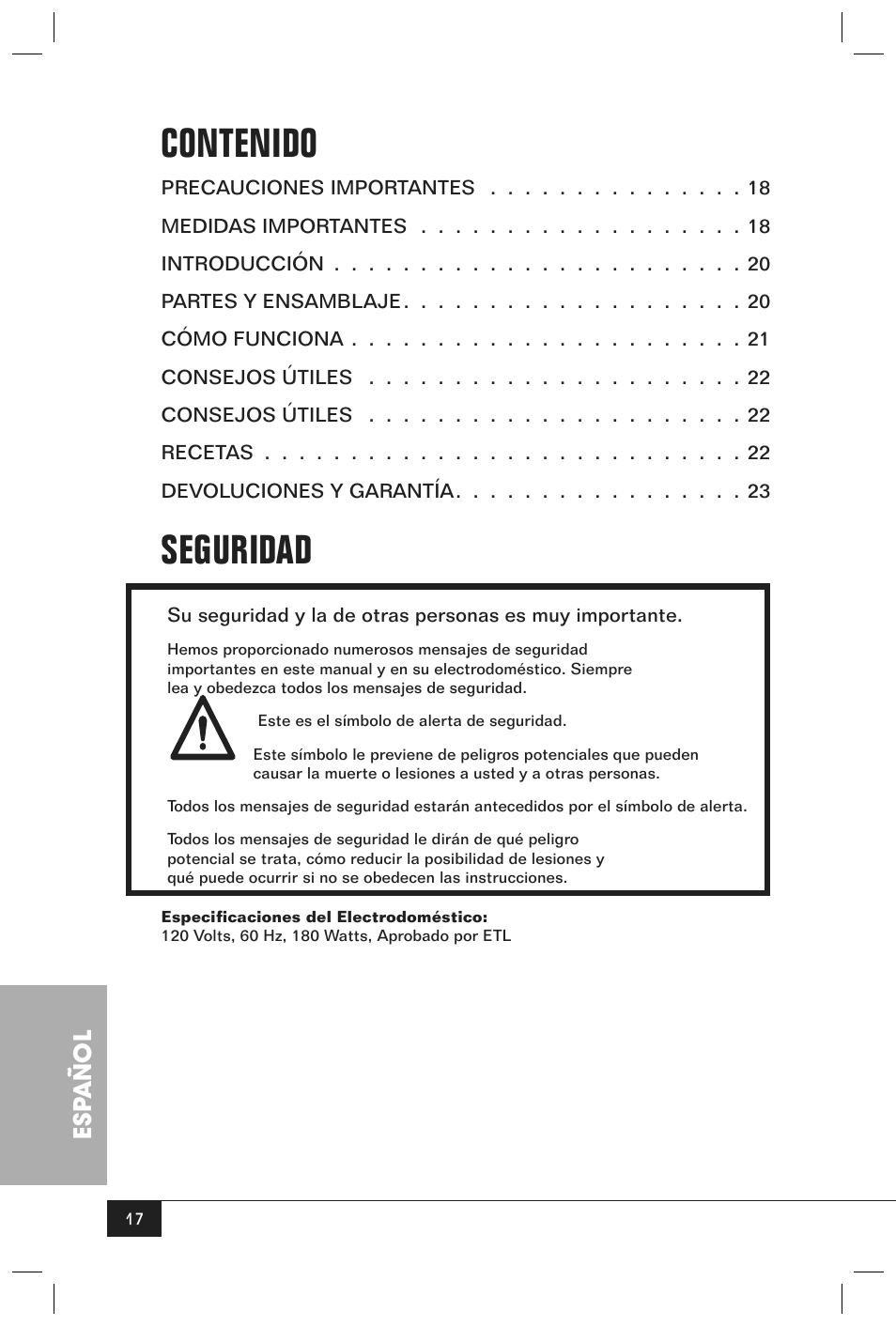 Nostalgia Electrics BCD - 332 User Manual | Page 19 / 26