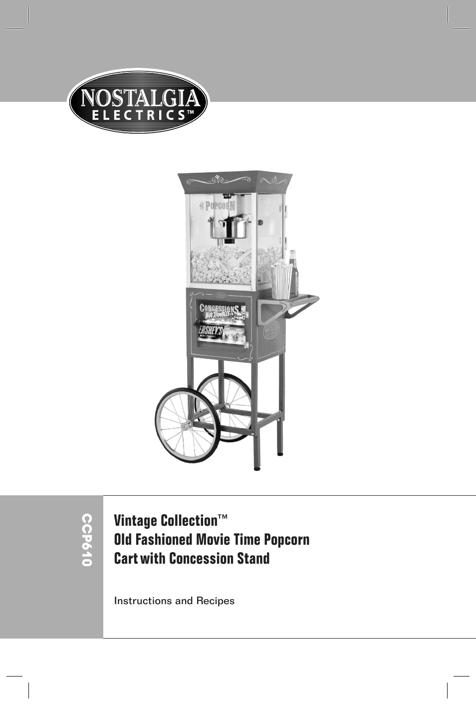 Nostalgia Electrics CCP610 User Manual | Page 2 / 16