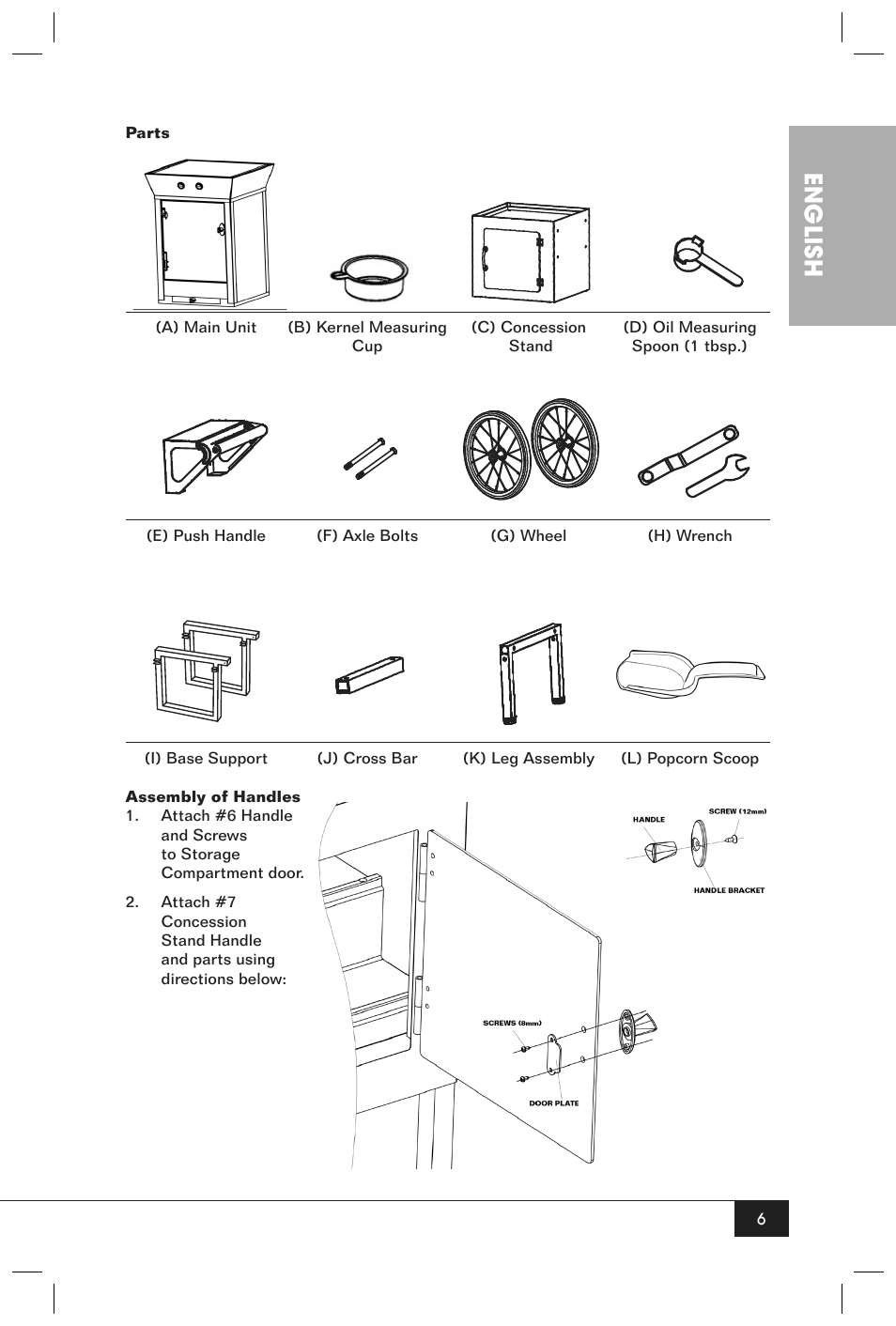 English | Nostalgia Electrics CCP610 User Manual | Page 8 / 16