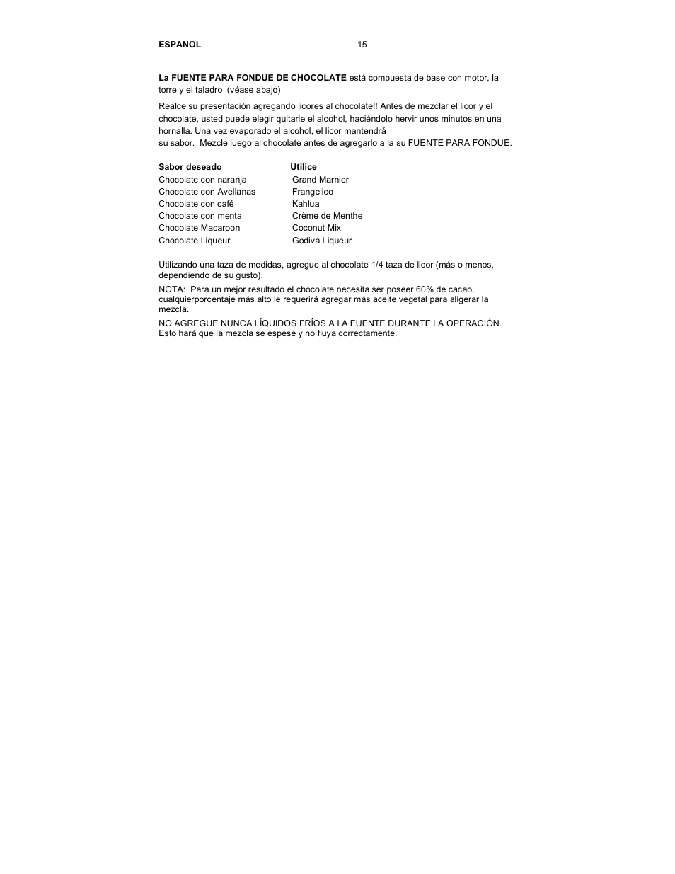 Nostalgia Electrics CFF-950 User Manual | Page 16 / 18