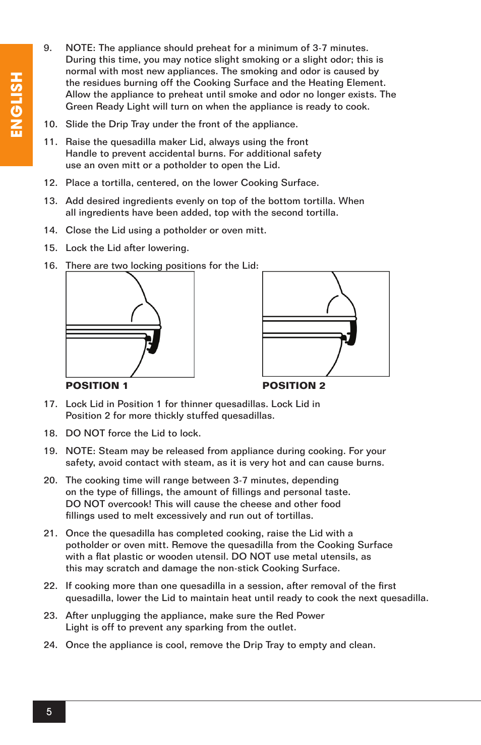 English | Nostalgia Electrics EQM-200 User Manual | Page 7 / 14