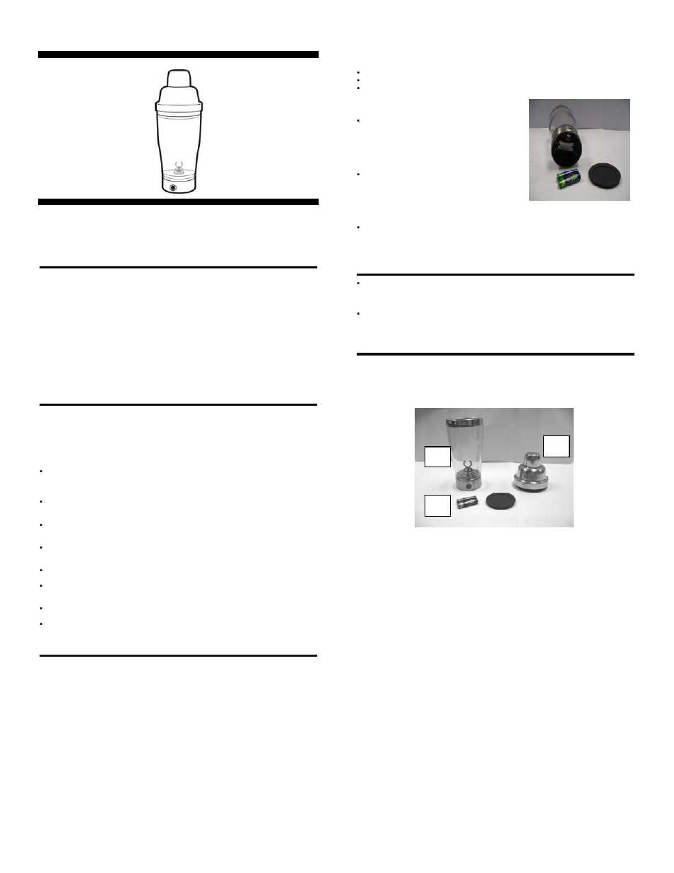 Nostalgia Electrics Cocktail Cyclone CSS-500 User Manual | 4 pages