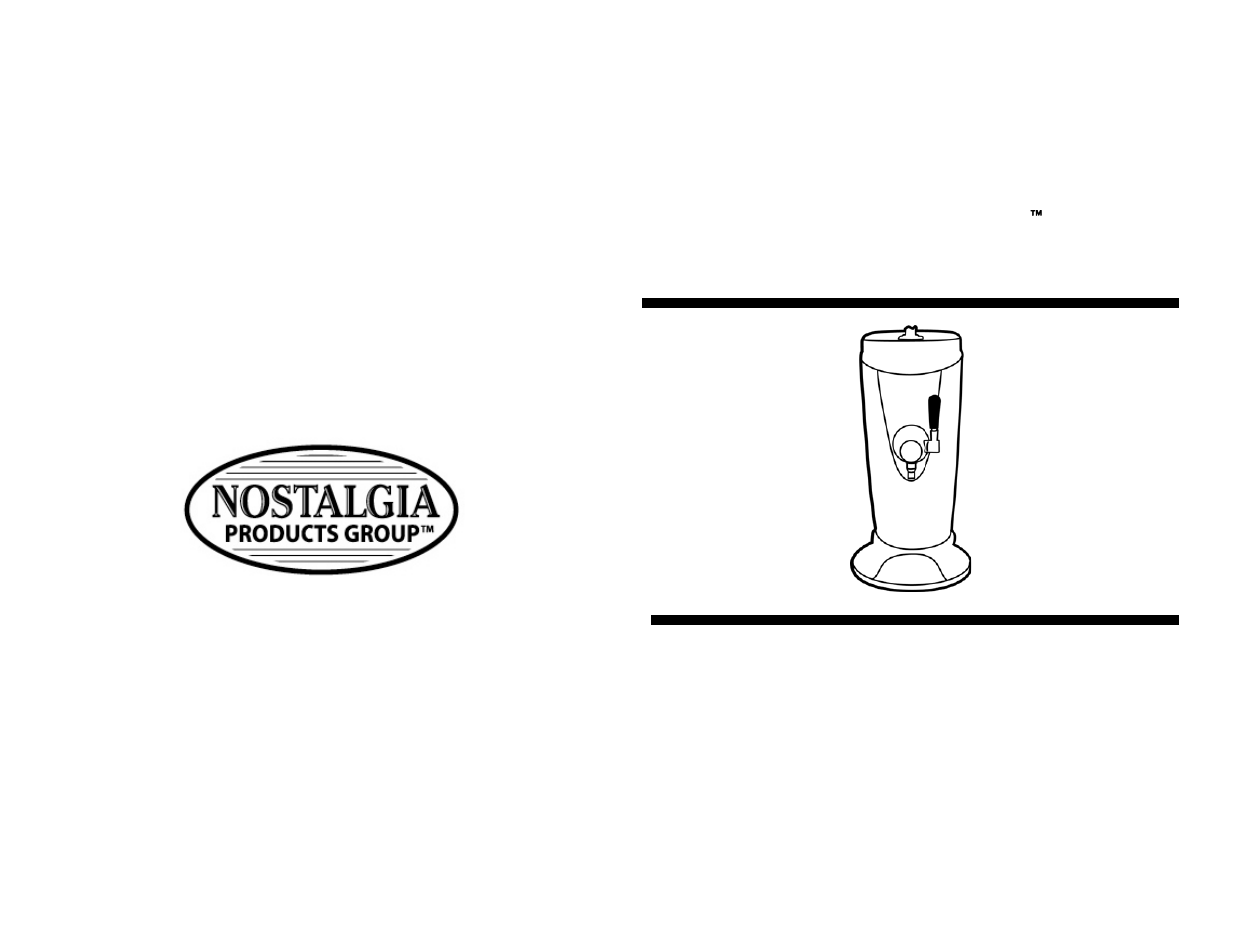 Nostalgia Electrics CSD-250 User Manual | 3 pages