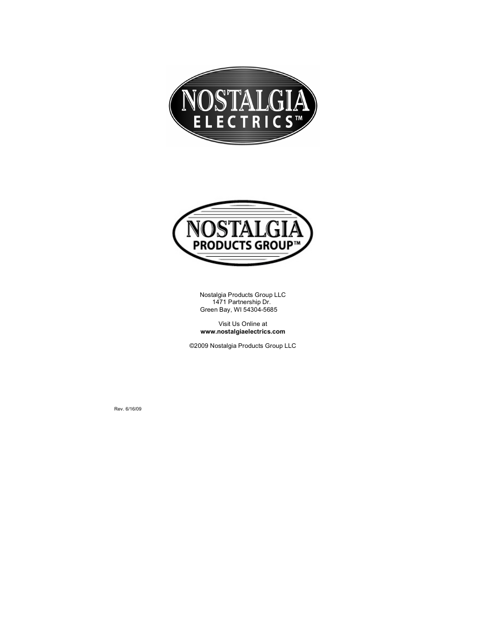 Nostalgia Electrics SCM-502 User Manual | Page 17 / 17