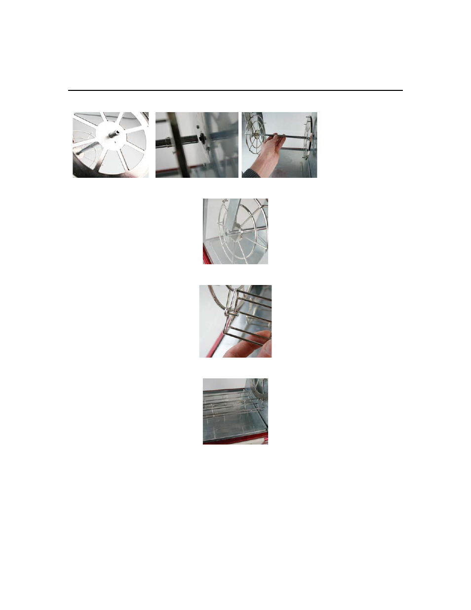 Assembly of ferris wheel (continued) | Nostalgia Electrics RFH-900 User Manual | Page 5 / 9