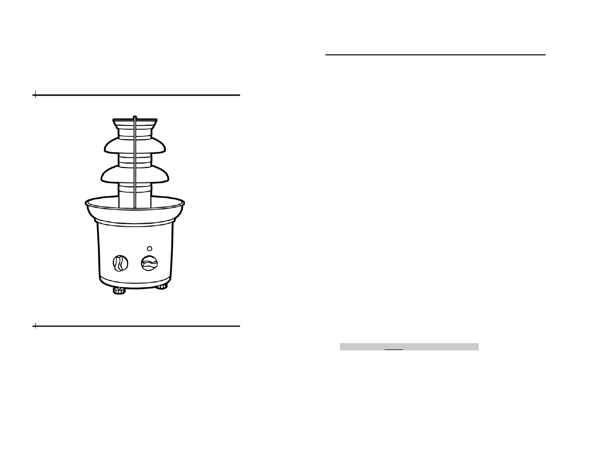 Nostalgia Electrics DFF-310 User Manual | 6 pages