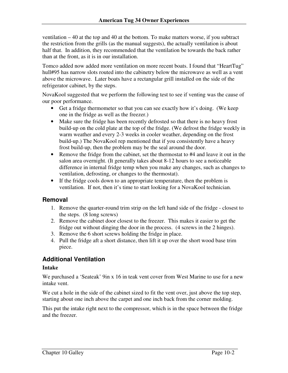 Nova Kool CHAPTER 10 User Manual | Page 2 / 9