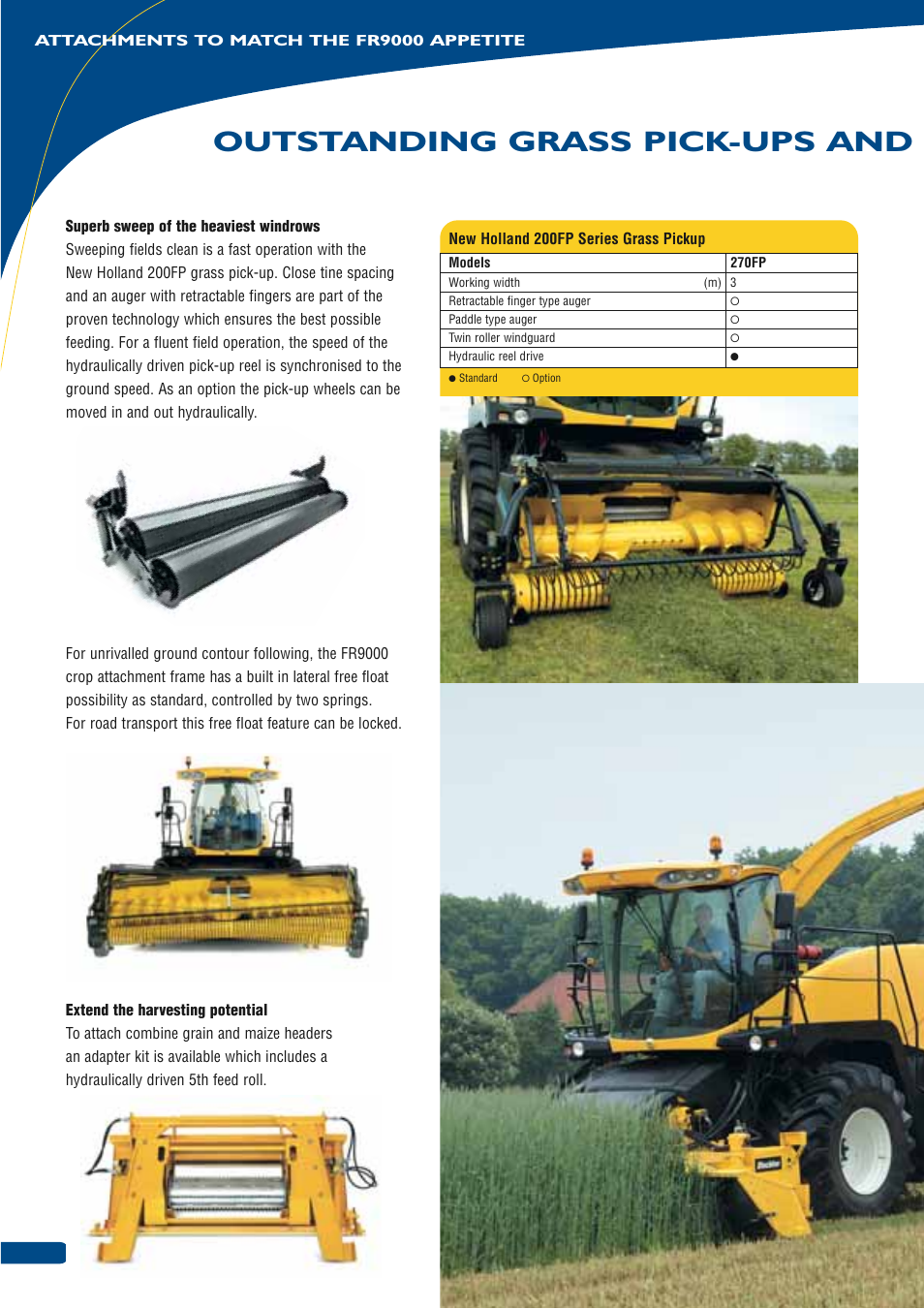 Outstanding grass pick-ups and | New Holland FR9090 User Manual | Page 20 / 28