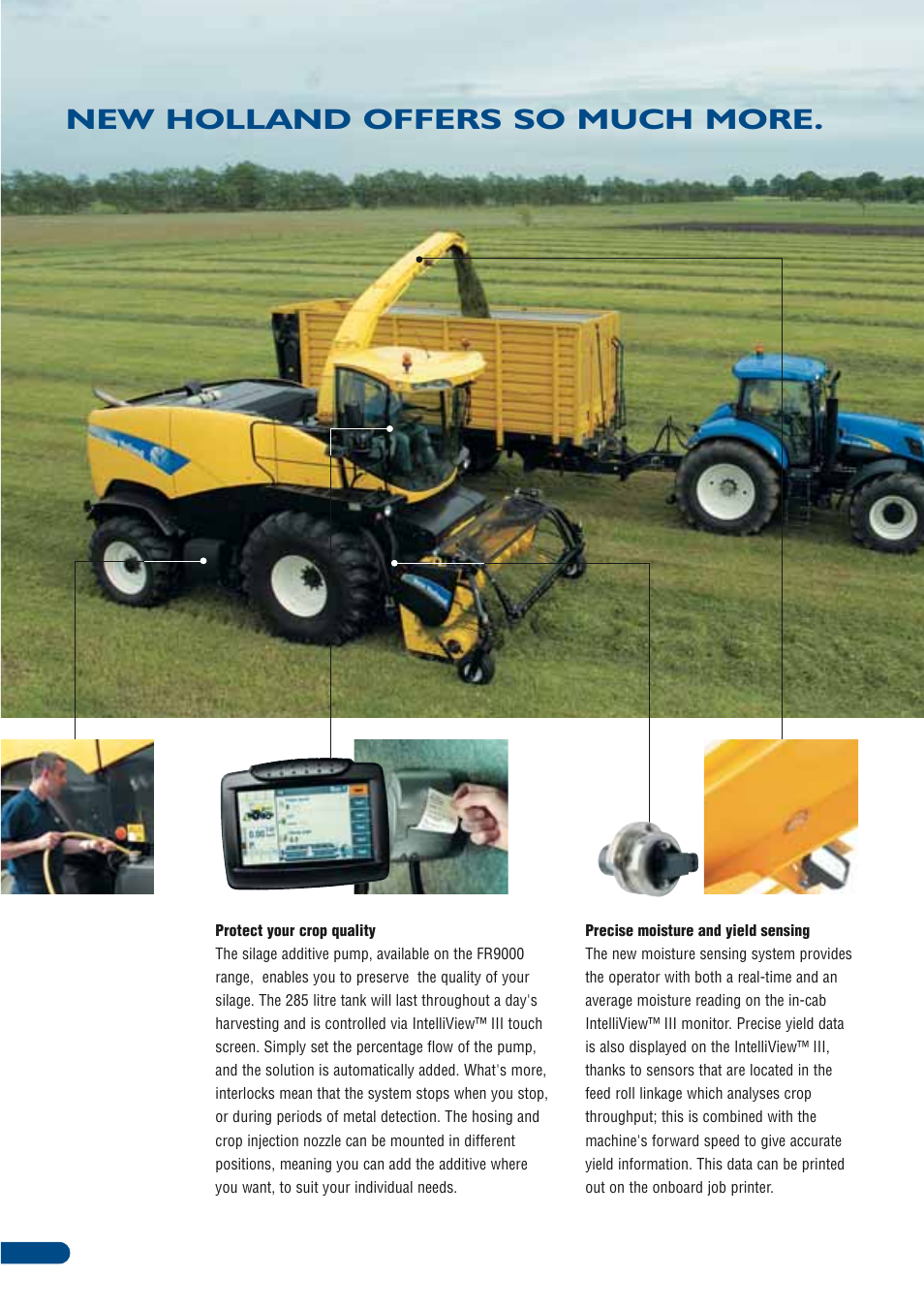 New holland offers so much more | New Holland FR9090 User Manual | Page 24 / 28