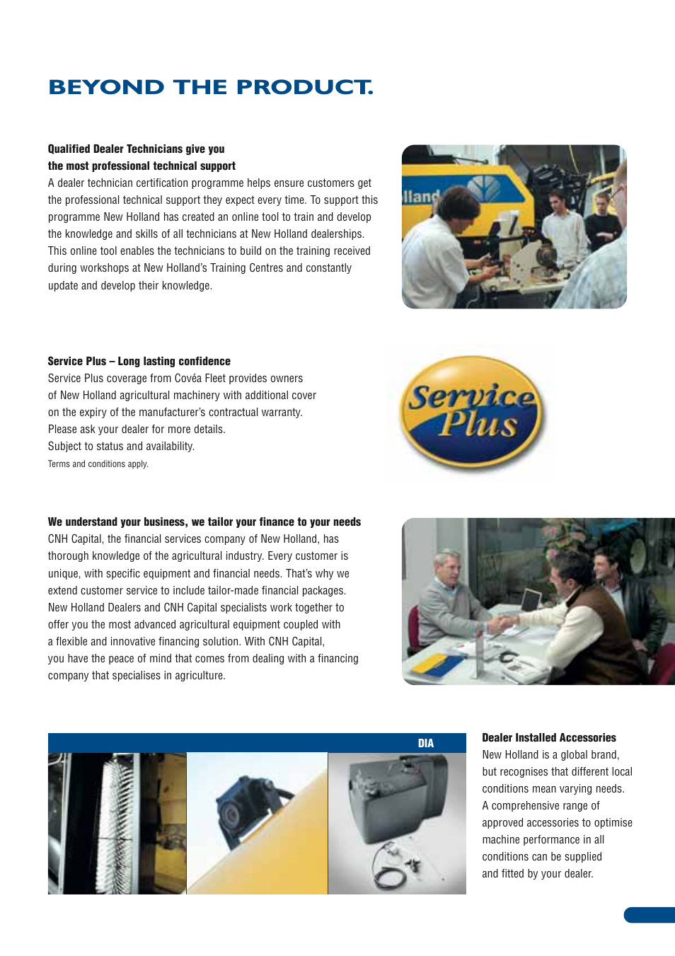 Beyond the product | New Holland FR9090 User Manual | Page 25 / 28