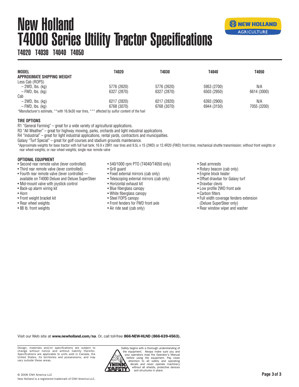 New Holland T4020 User Manual | Page 3 / 3