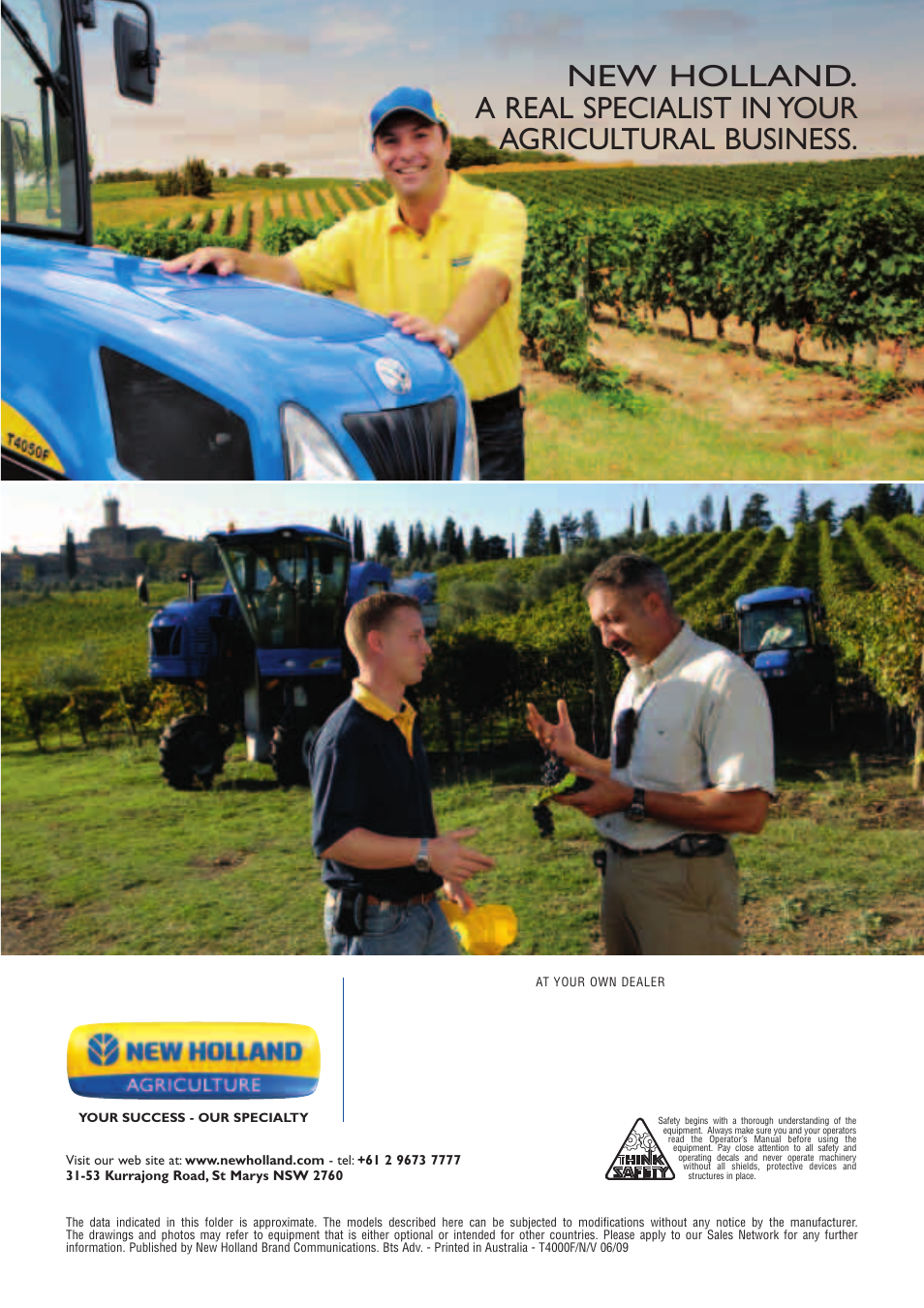 New Holland T4O3O User Manual | Page 16 / 16