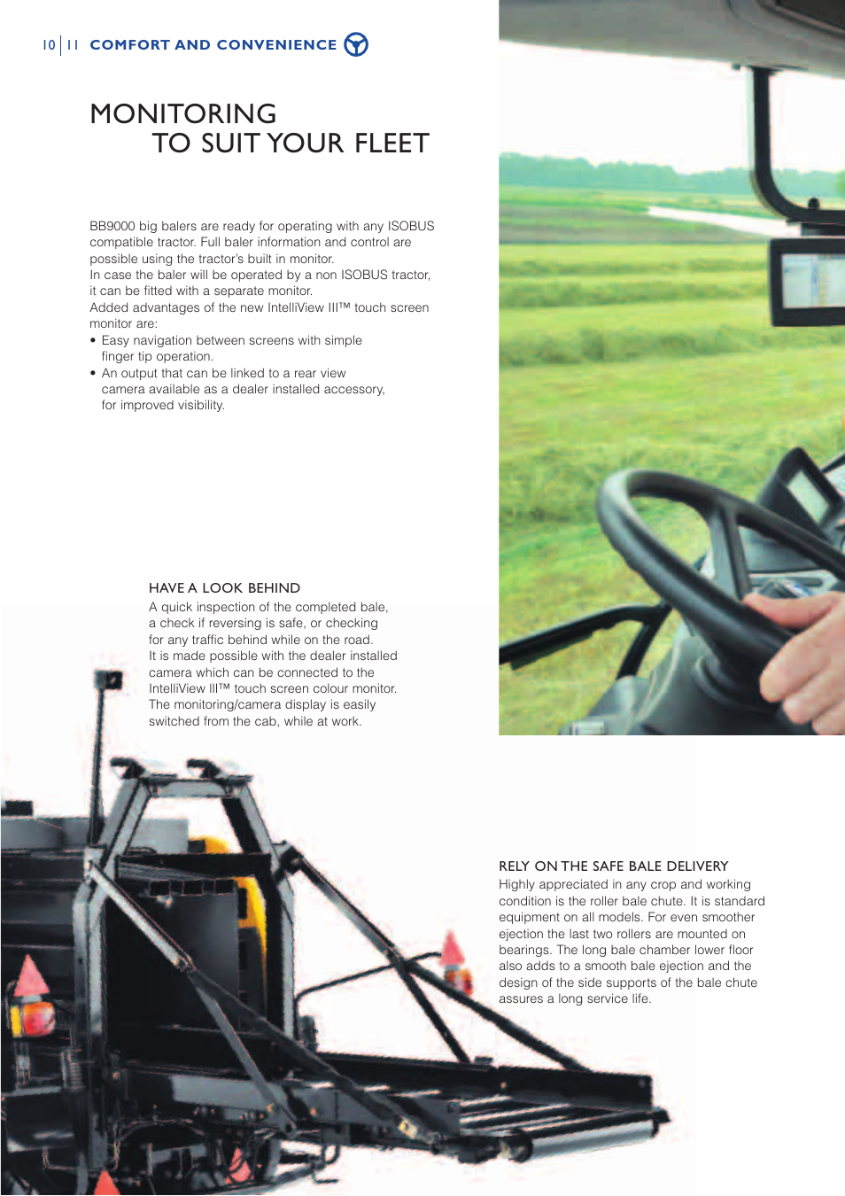 Monitoring to suit your fleet | New Holland BB9OOO User Manual | Page 10 / 16