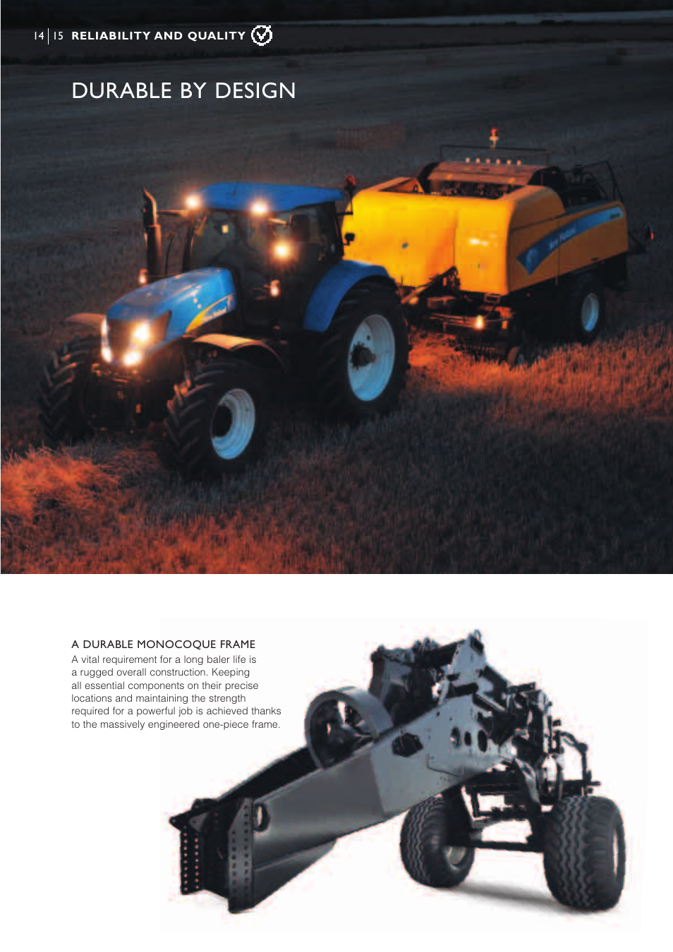 Durable by design | New Holland BB9OOO User Manual | Page 14 / 16